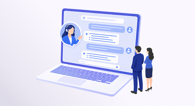 自社専用AI・AIアシスタントのイメージ