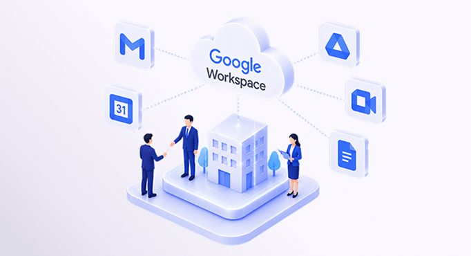 Google Workspace導入支援のイメージ